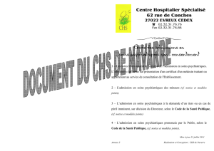 le guide des admissions en soins psychiatriques POUR PATIENT