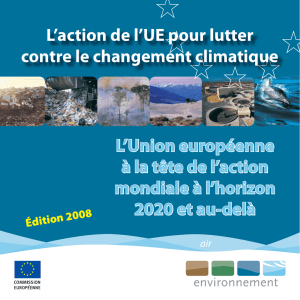 L`Union européenne à la tête de l`action mondiale à l`horizon 2020