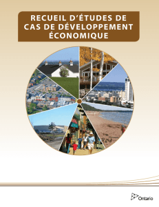 Recueil d`études de cas de développement économique