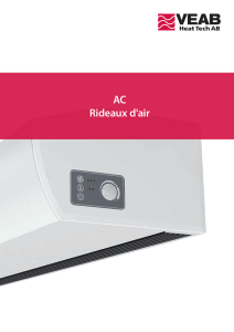 AC Rideaux d`air - VEAB Heat Tech AB