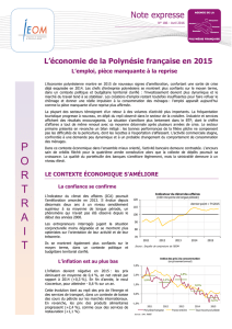 NE186 - L`économie de la Polynésie française en 2015