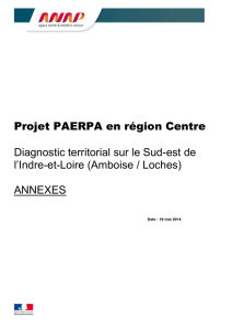 Projet PAERPA en région Centre Diagnostic territorial sur le Sud