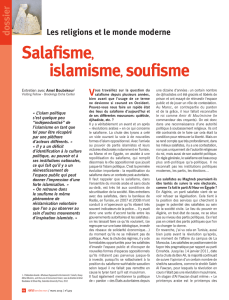 Salafisme, islamisme, soufisme
