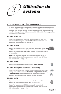 Utiliser votre télécommande (PDF 645,26 Ko)