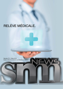 RELÈVE MÉDICALE. - Société neuchâteloise de médecine