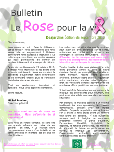 Bulletin Le rose pour la vie 6