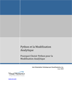 Analytic Modeling in Python