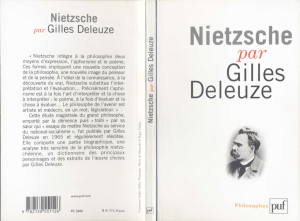 Nietzsche par Deleuze