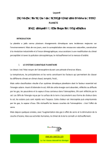 Leçon4 LES CONSEQUENCES CLIMATIQUES DE L - Sen