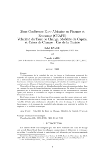 2ème Conférence Euro%Africaine en Finance et Economie (CEAFE