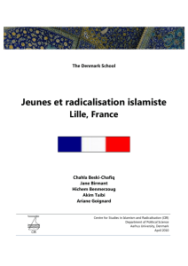 Jeunes et radicalisation islamiste Lille, France