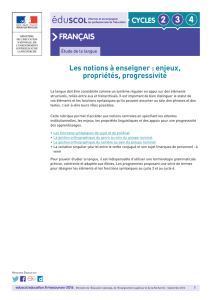 FRANÇAIS - Ministère de l`éducation nationale