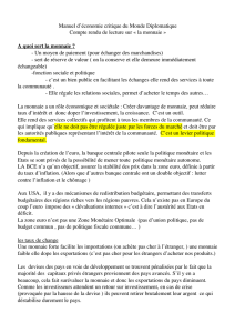 Manuel d`économie critique du Monde Diplomatique Compte rendu