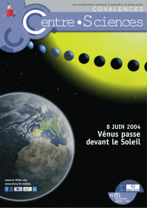 Article à propos du transit de Vénus - Lpc2E