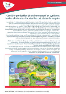 Concilier production et environnement en systèmes