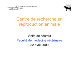 Centre de recherche en reproduction animale