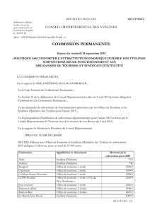 commission permanente - Conseil départemental des Yvelines