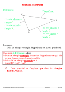 v3 - Triangles rectangles