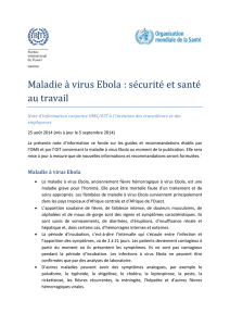 Maladie a virus Ebola