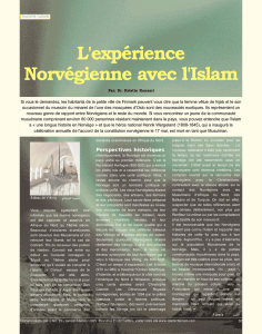 L`expérience Norvégienne avec l`Islam