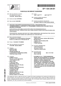 PROCEDE D`IMAGERIE RADIOGRAPHIQUE POUR LA