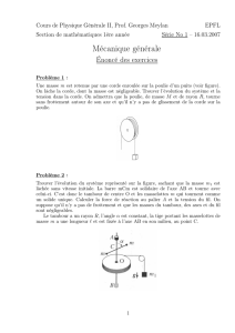 Mécanique générale