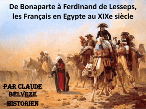 De Bonaparte à Ferdinand de Lesseps, les Français en Egypte au