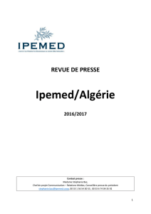 Ipemed/Algérie