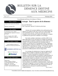 Aricept: Tout le spectre de la démence, Dr. Bill Dalziel