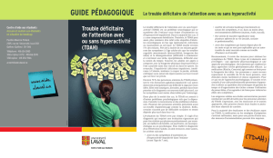 Guide pédagogique concernant les étudiants ayant un TDAH