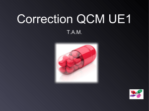 Correction QCM UE1