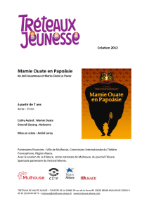 Dossier pédagogique  - Tréteaux de Haute Alsace