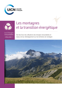 Les montagnes et la transition énergétique