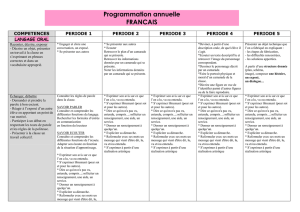 Programmation annuelle FRANCAIS