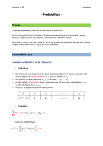 Cours probabilités - Cours Maths Normandie