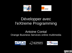 Développer avec l`eXtreme Programming