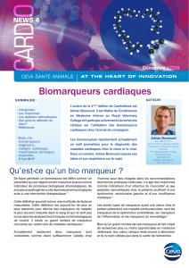 Biomarqueurs cardiaques - Cardiology Symposium 2016