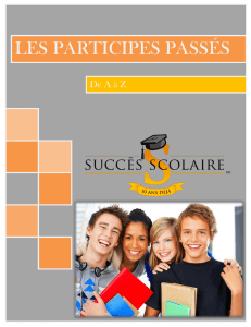 les participes passés