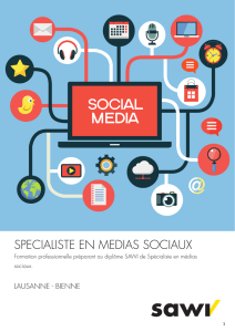 Brochure médias sociaux