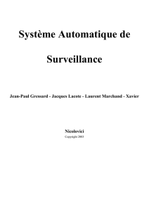 Système Automatique de Surveillance
