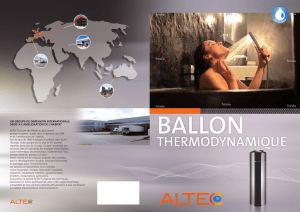 Ballon thermodynamique Domos Industries
