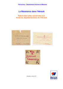 archives contemporaines - Musée de la résistance en ligne