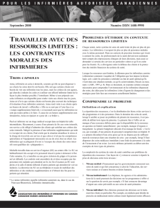 Travailler avec des ressources limitées