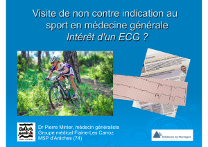 VNCI ECG en medecine.. - Club des Cardiologues du Sport