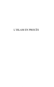 L`ISLAM EN PROCÈS