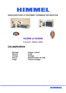 Himmel Induction Générateurs HU2000 et HU5000