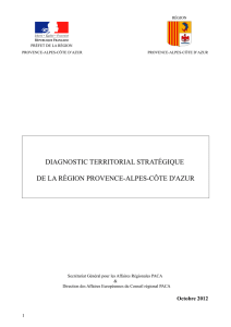 Diagnostic Territorial Stratégique de la Région