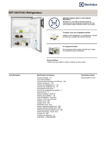 ERT1501FOX3 Réfrigérateur