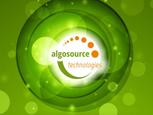 la présentation d`AlgoSource par Jean