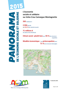 L`&eacute;conomie sociale et solidaire sur Arles Crau Camargue Montagnette
